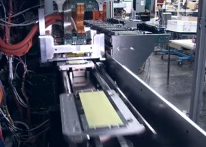 3D Systems Corporation 3DP Assembly-Line Printer in action.